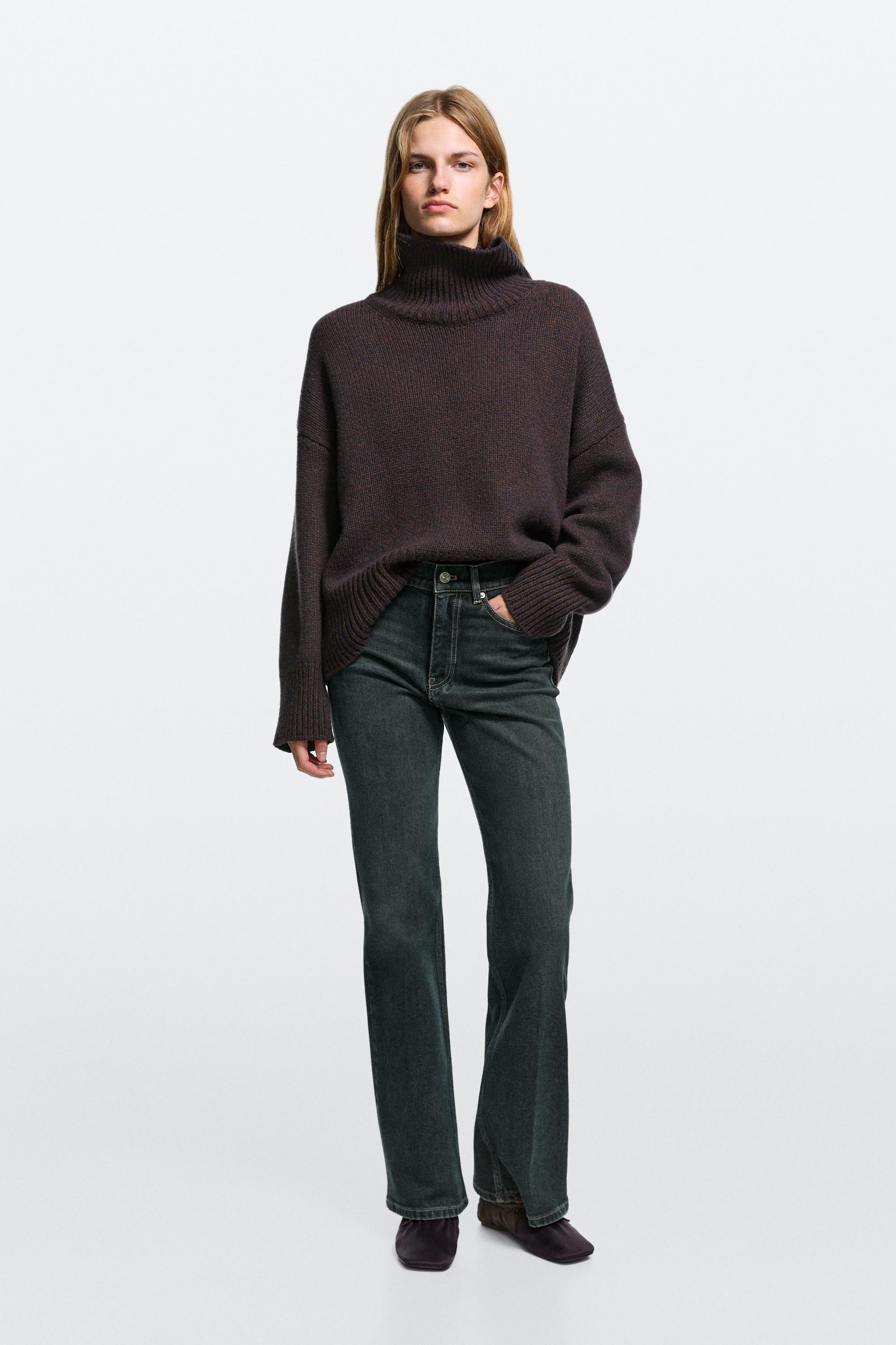 Jean flare taille moyenne